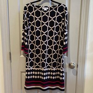 EUC Laura Jeffries Geometric Dress